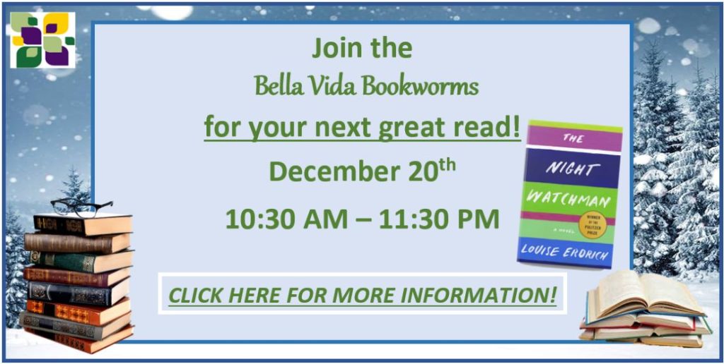 Bella Vida Bookworms- December 2023